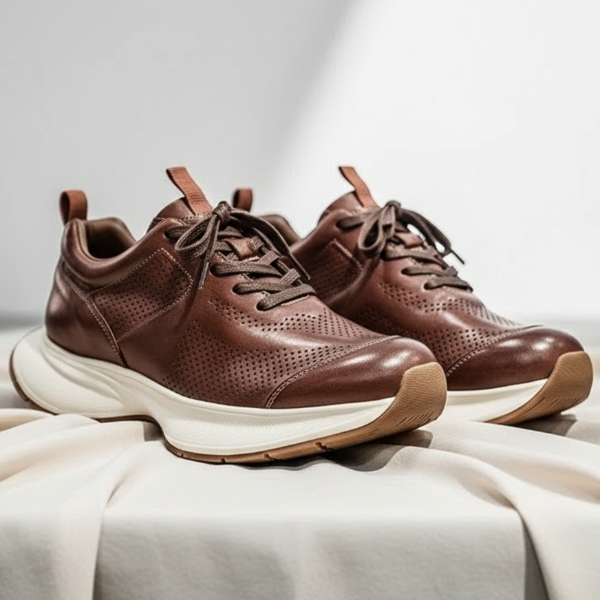 AeroDrift Leather Sneakers