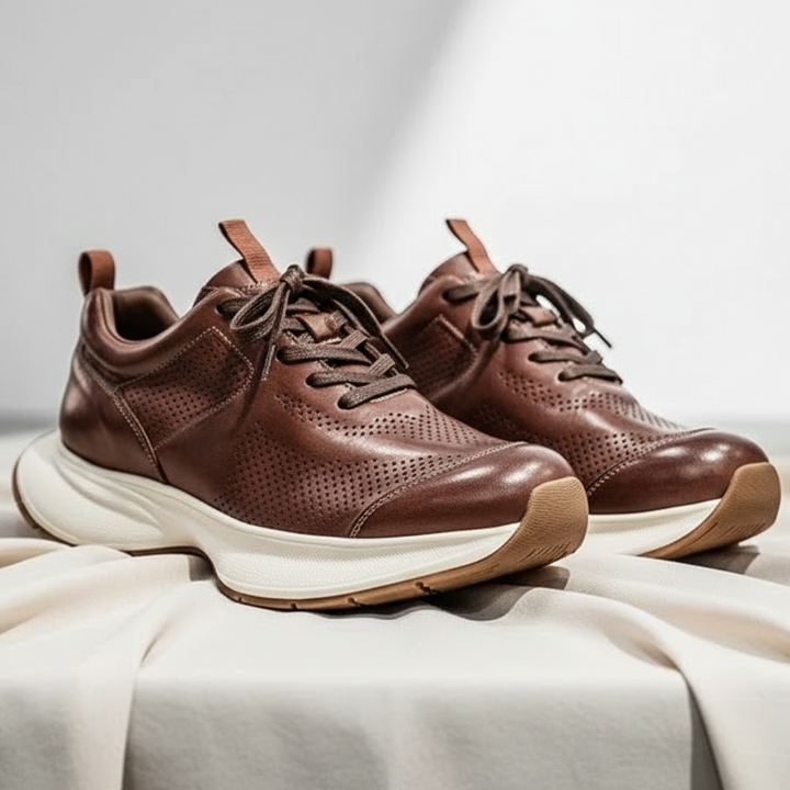 AeroDrift Leather Sneakers