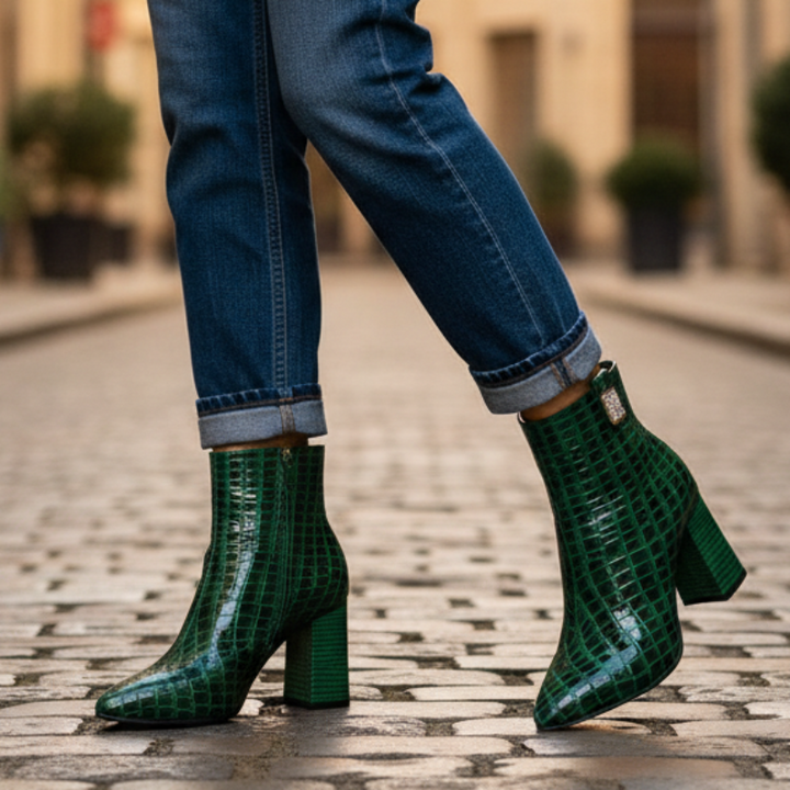 Aurelia Leather Ankle Boots