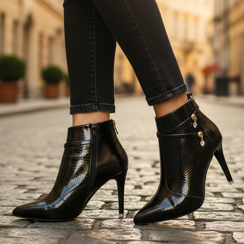 Marcella Leather Ankle Boots
