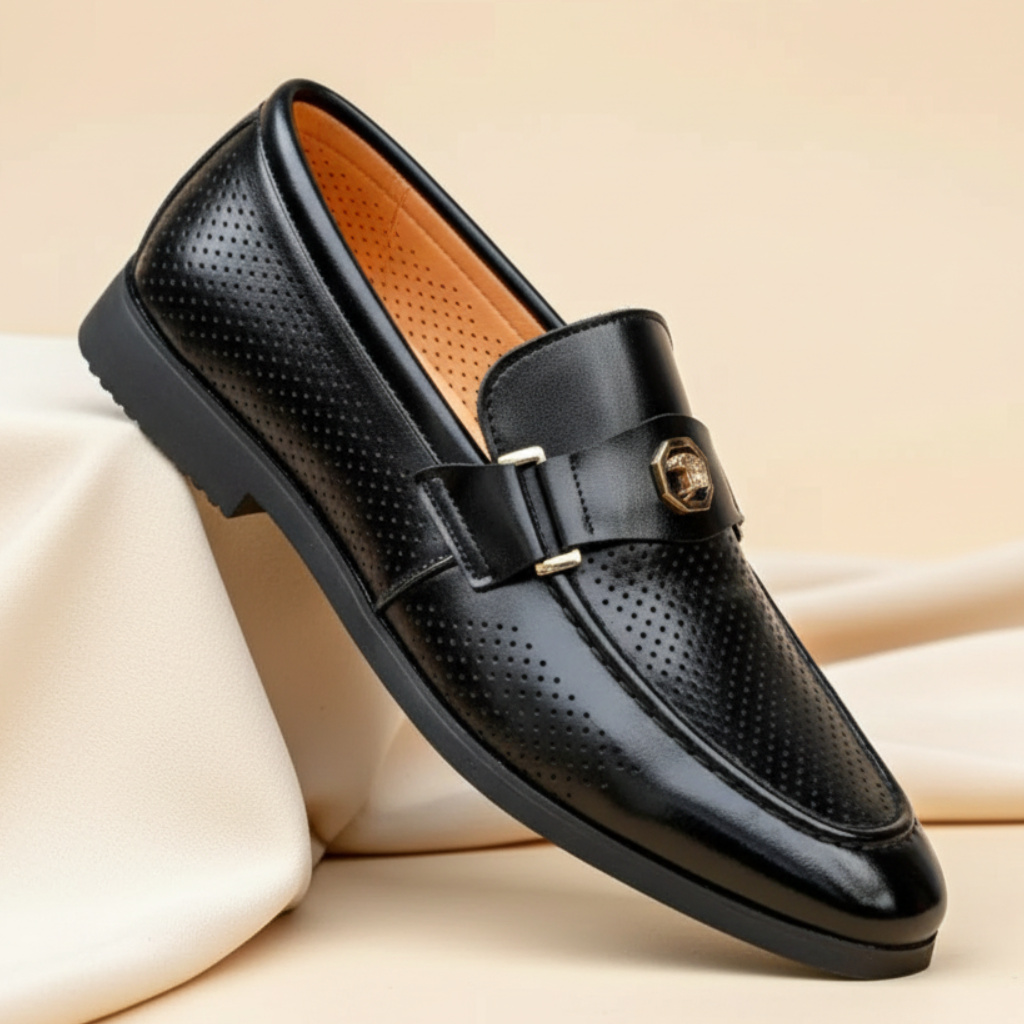 Nirvaro Italian Leather Loafers