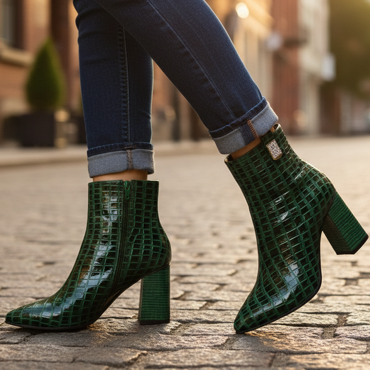 Aurelia Leather Ankle Boots