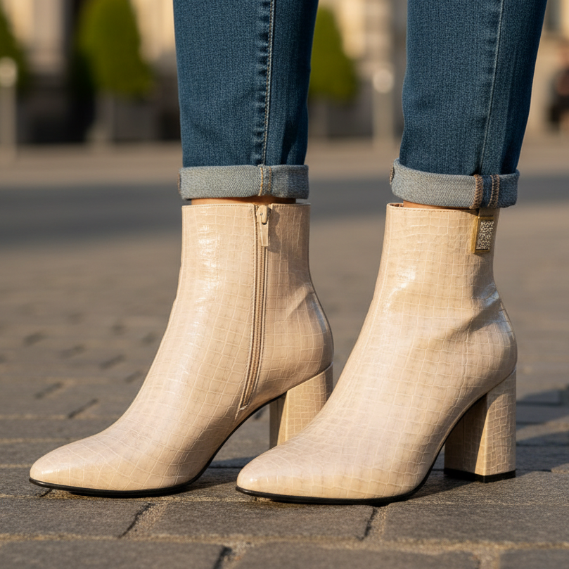 Aurelia Leather Ankle Boots