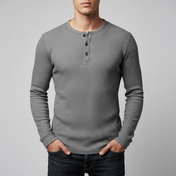Lusso Henley Long Sleeve Shirt