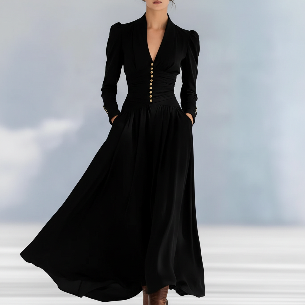 Melissa Ruched Maxi Dress