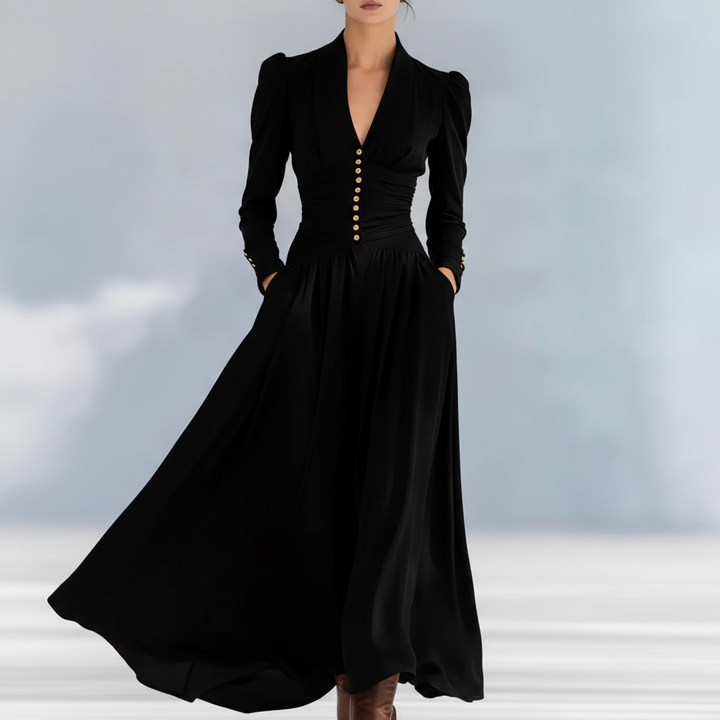 Melissa Ruched Maxi Dress