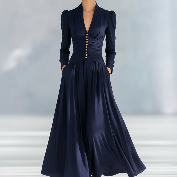 Melissa Ruched Maxi Dress