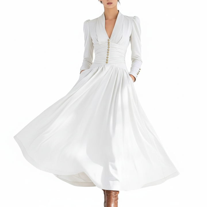 Melissa Ruched Maxi Dress