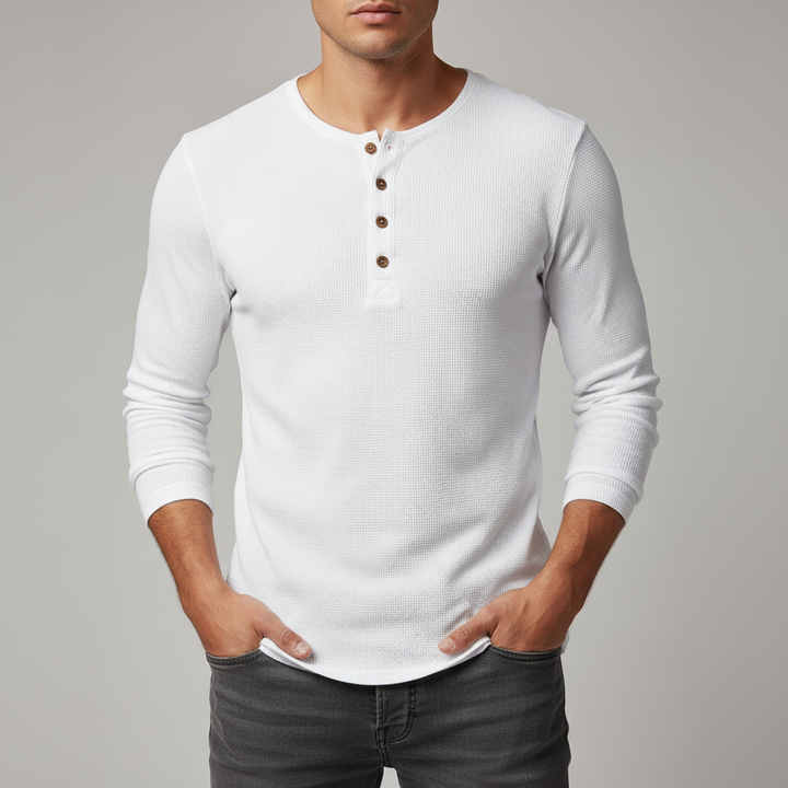 Lusso Henley Long Sleeve Shirt