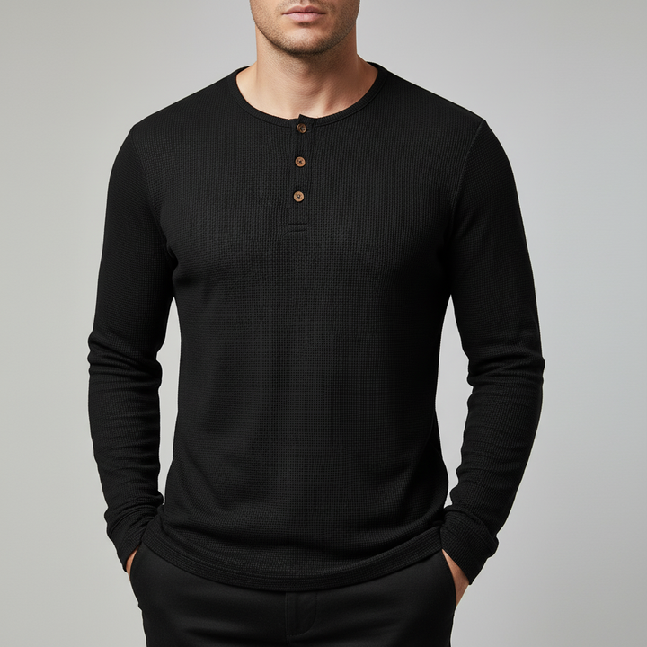 Lusso Henley Long Sleeve Shirt