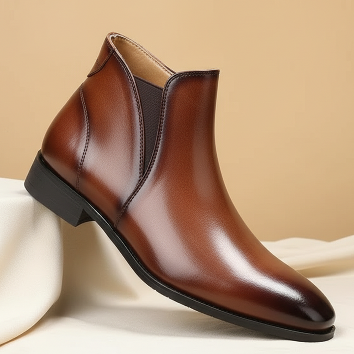 Lusano Leather Chelsea Boots