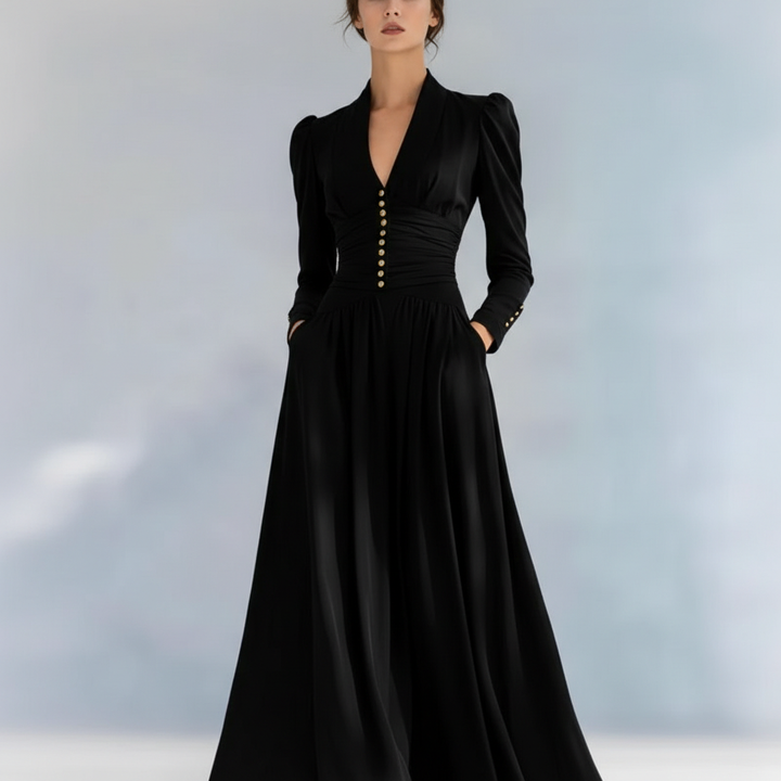 Melissa Ruched Maxi Dress