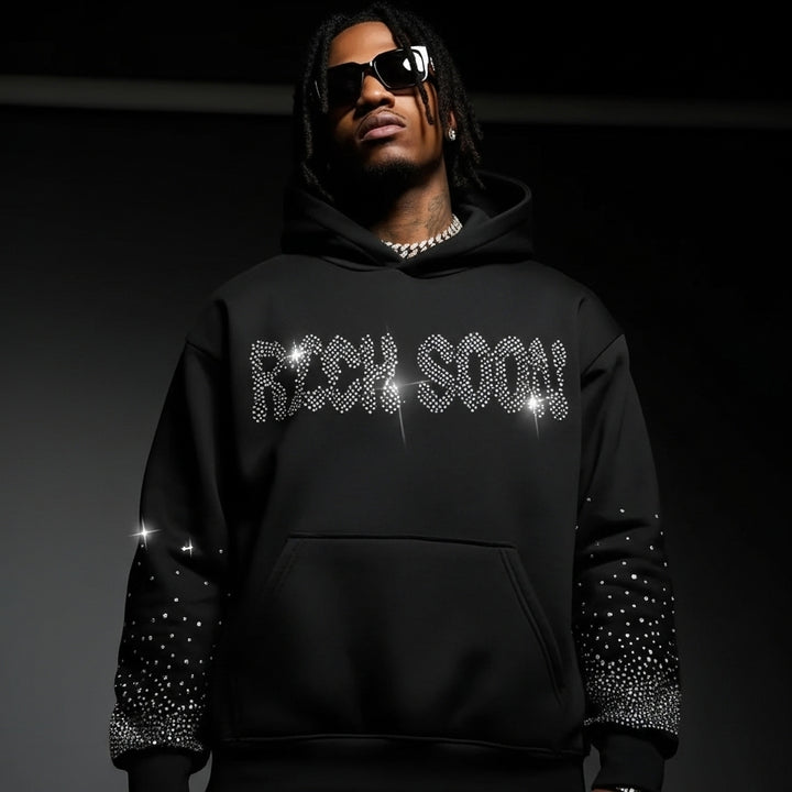 Rhinestone Rich Soon Hoodie