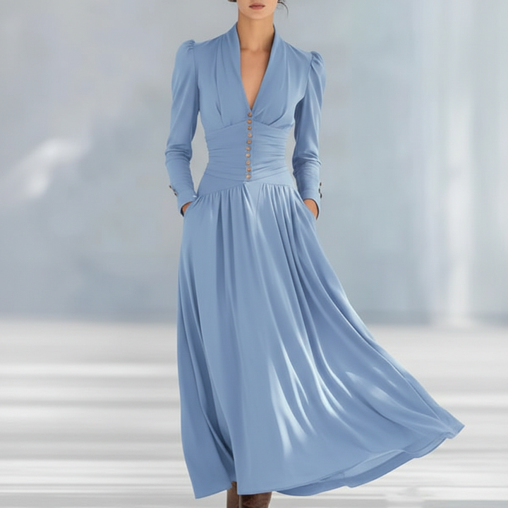 Melissa Ruched Maxi Dress