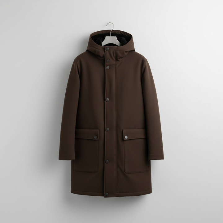 Marcello Fleece Hooded Coat