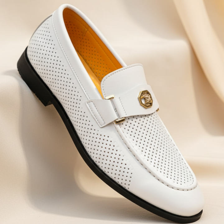 Nirvaro Italian Leather Loafers