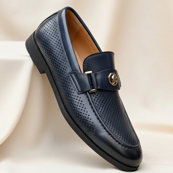 Nirvaro Italian Leather Loafers