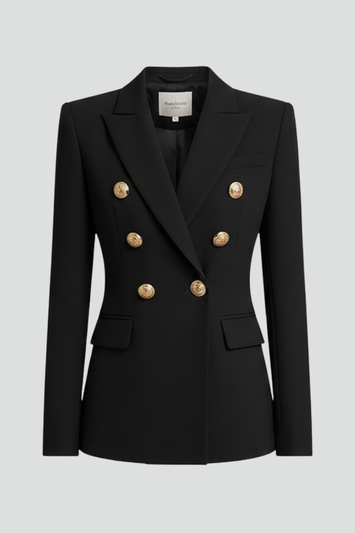 Cordelia Gold Button Blazer