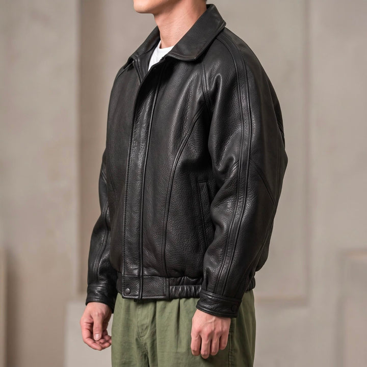 Wilbur Leather Zip Jacket