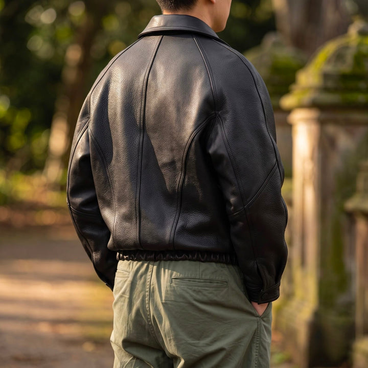 Wilbur Leather Zip Jacket