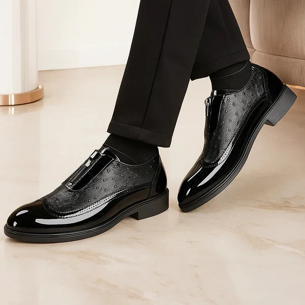 Lusso Ostrich Leather Shoes
