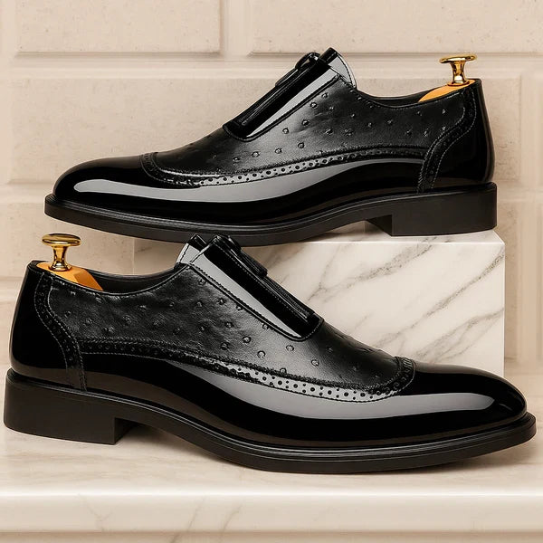 Lusso Ostrich Leather Shoes