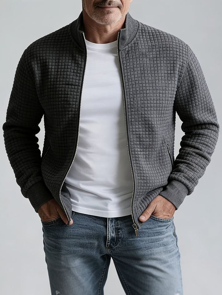 Gideon Stand-Collar Zip Jacket