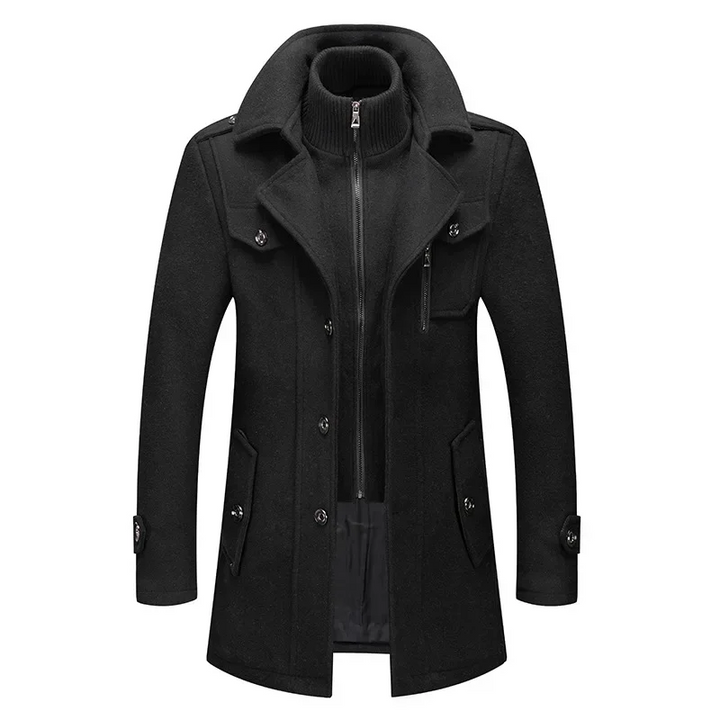 Windsor Wool Layered Coat