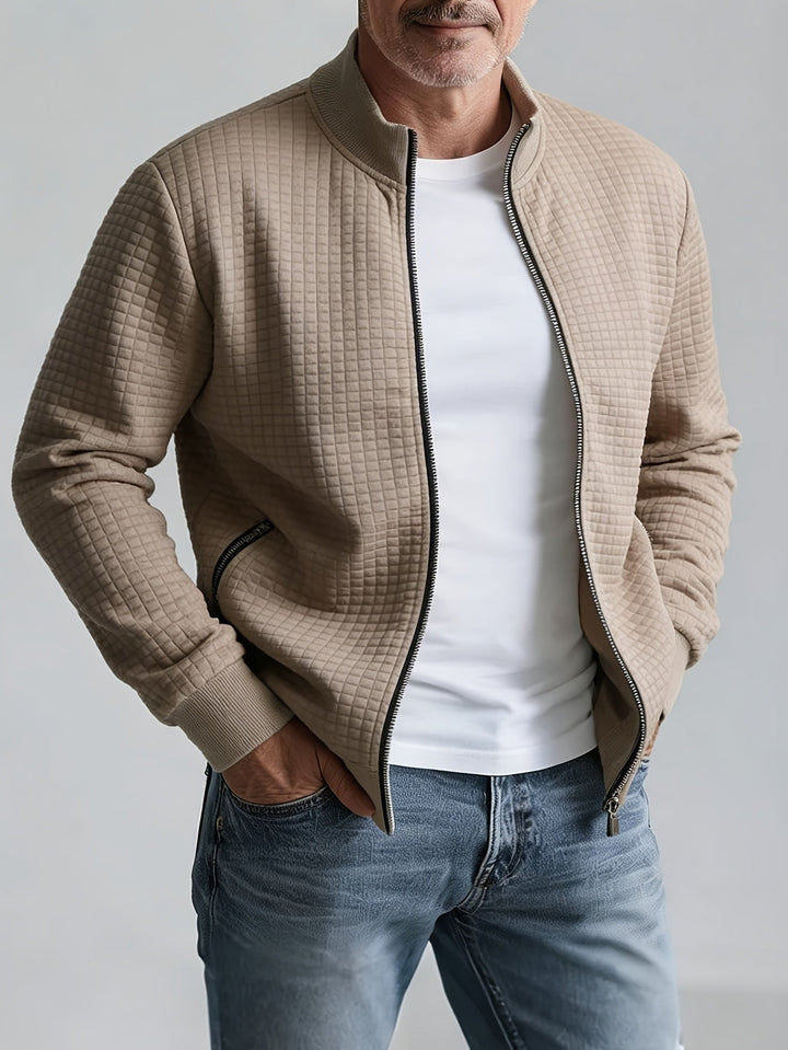 Gideon Stand-Collar Zip Jacket