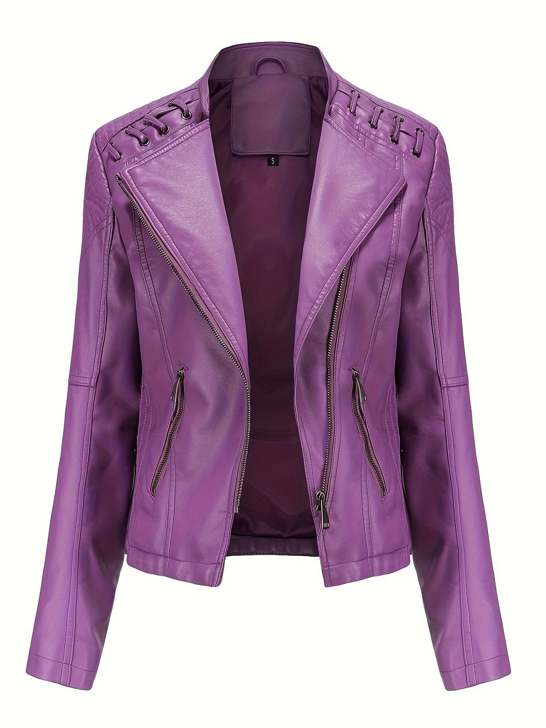 Verlan Asymmetric Zip Moto Jacket