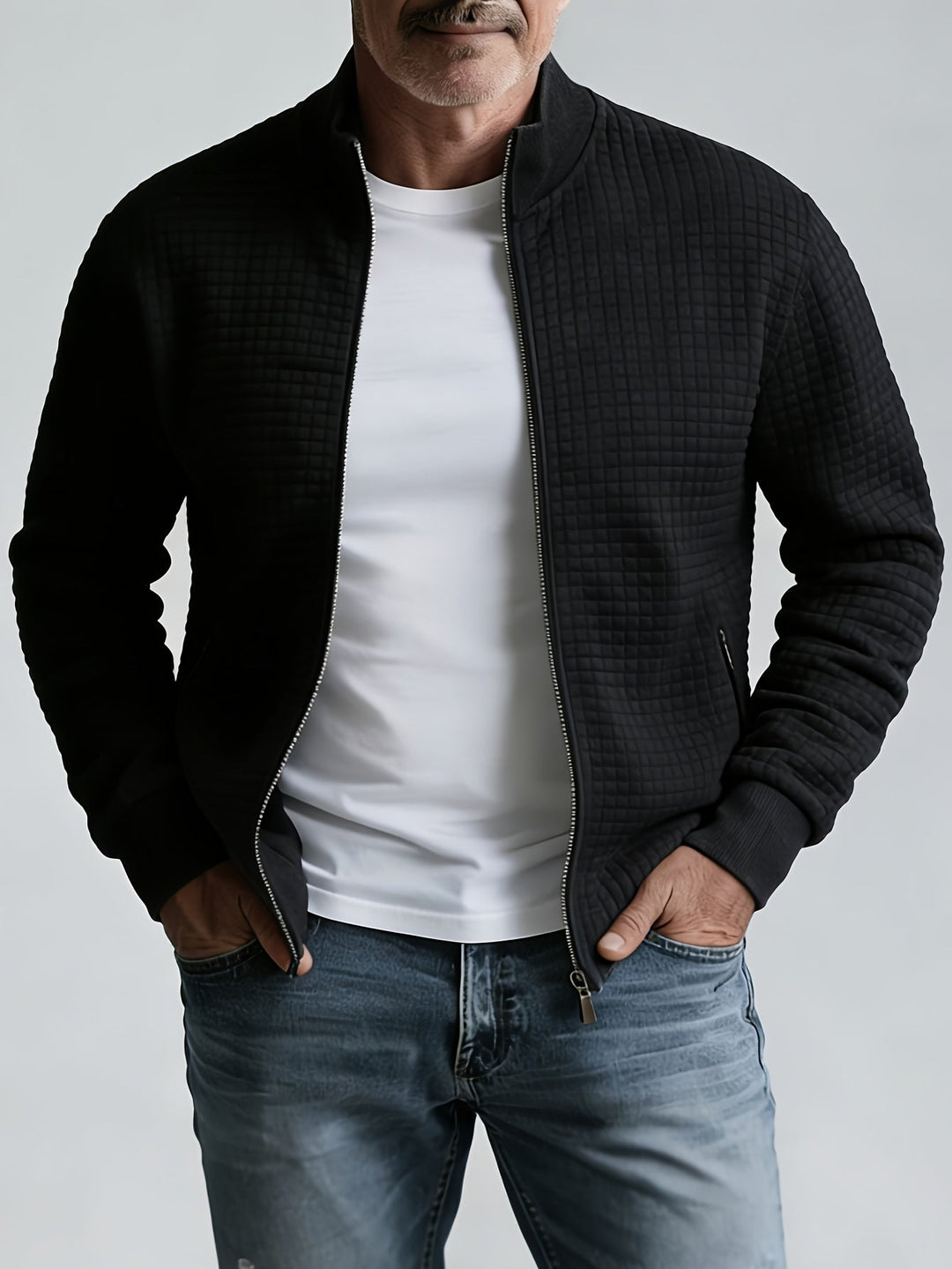 Gideon Stand-Collar Zip Jacket