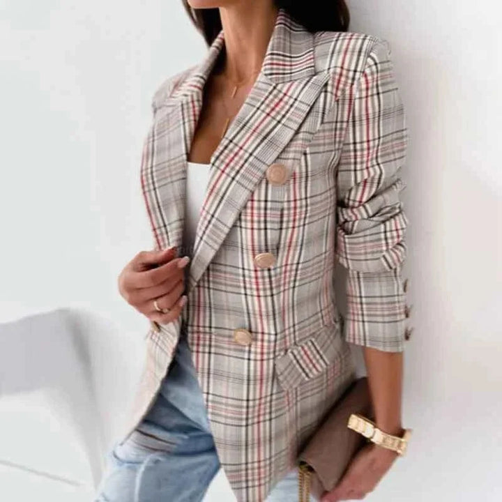 Sierra Tailored Plaid Blazer