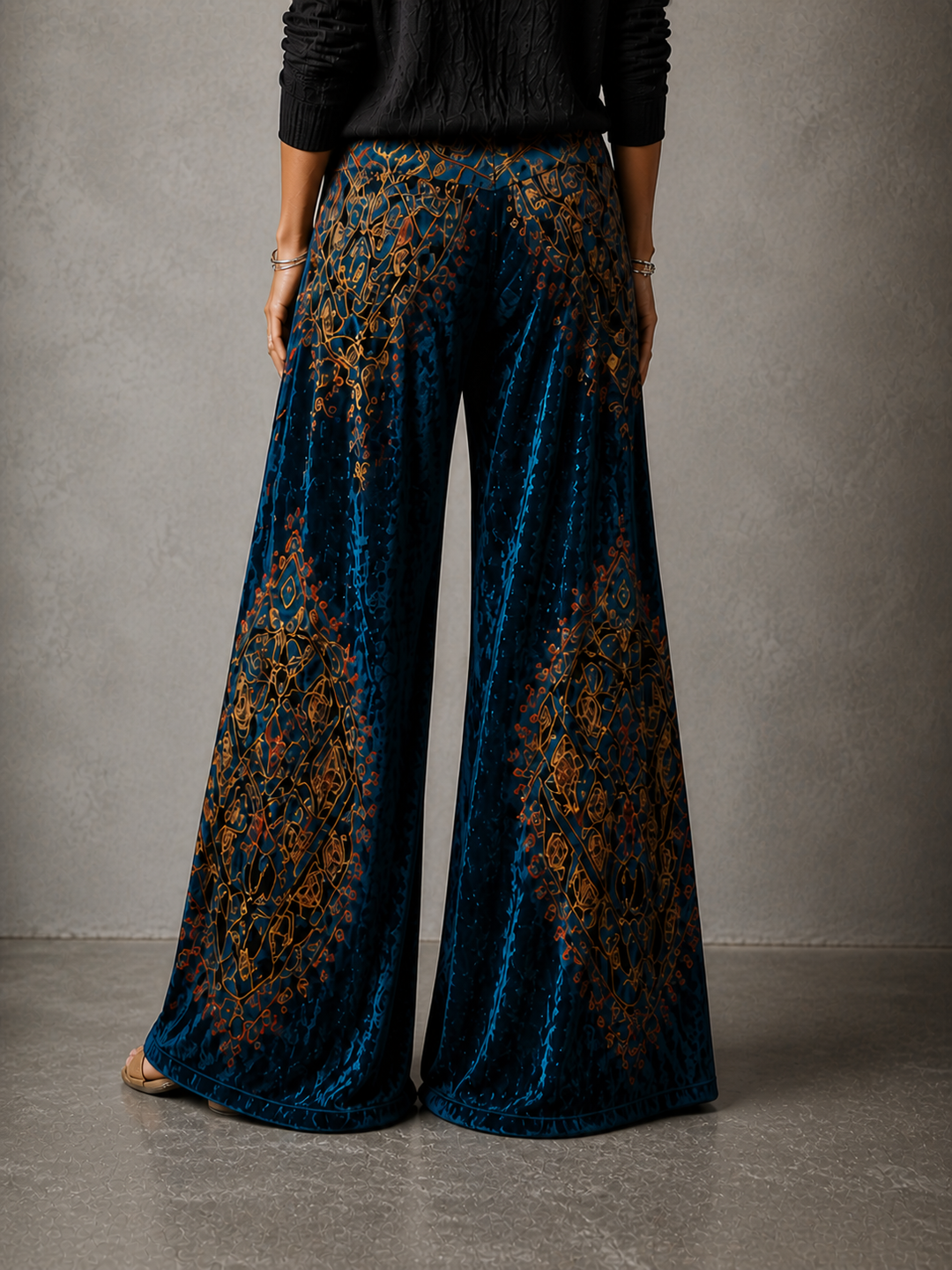 Cornelia Boho Wide-Leg Pants