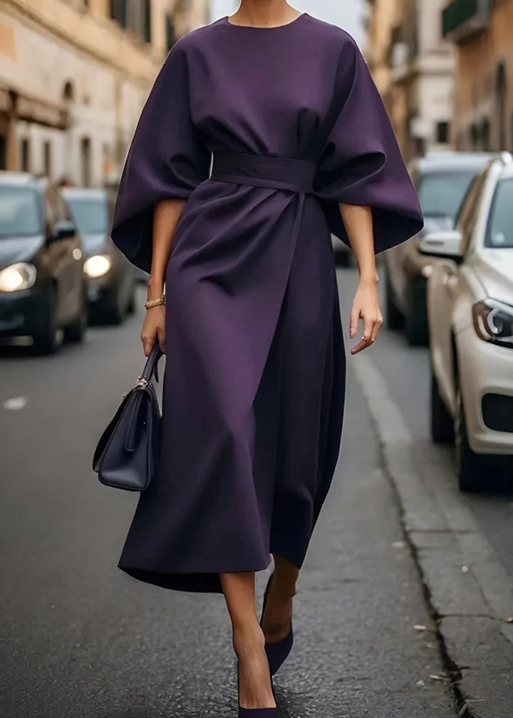 Marget Flowy Belted Maxi Dress