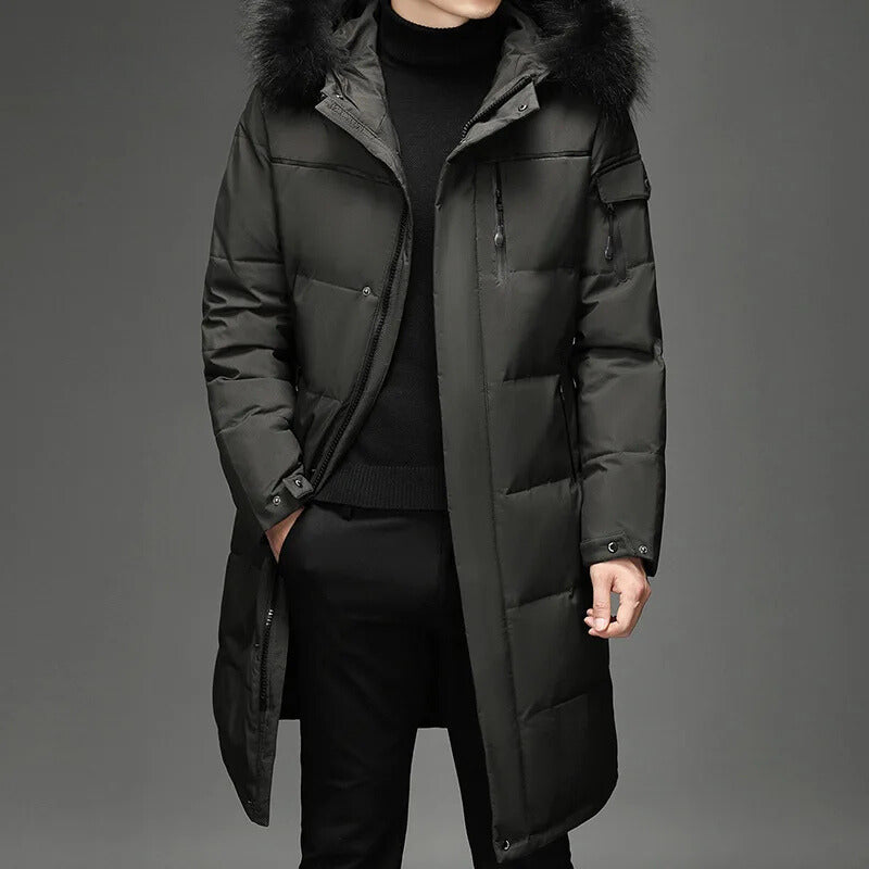 Griffin Hooded Down Coat