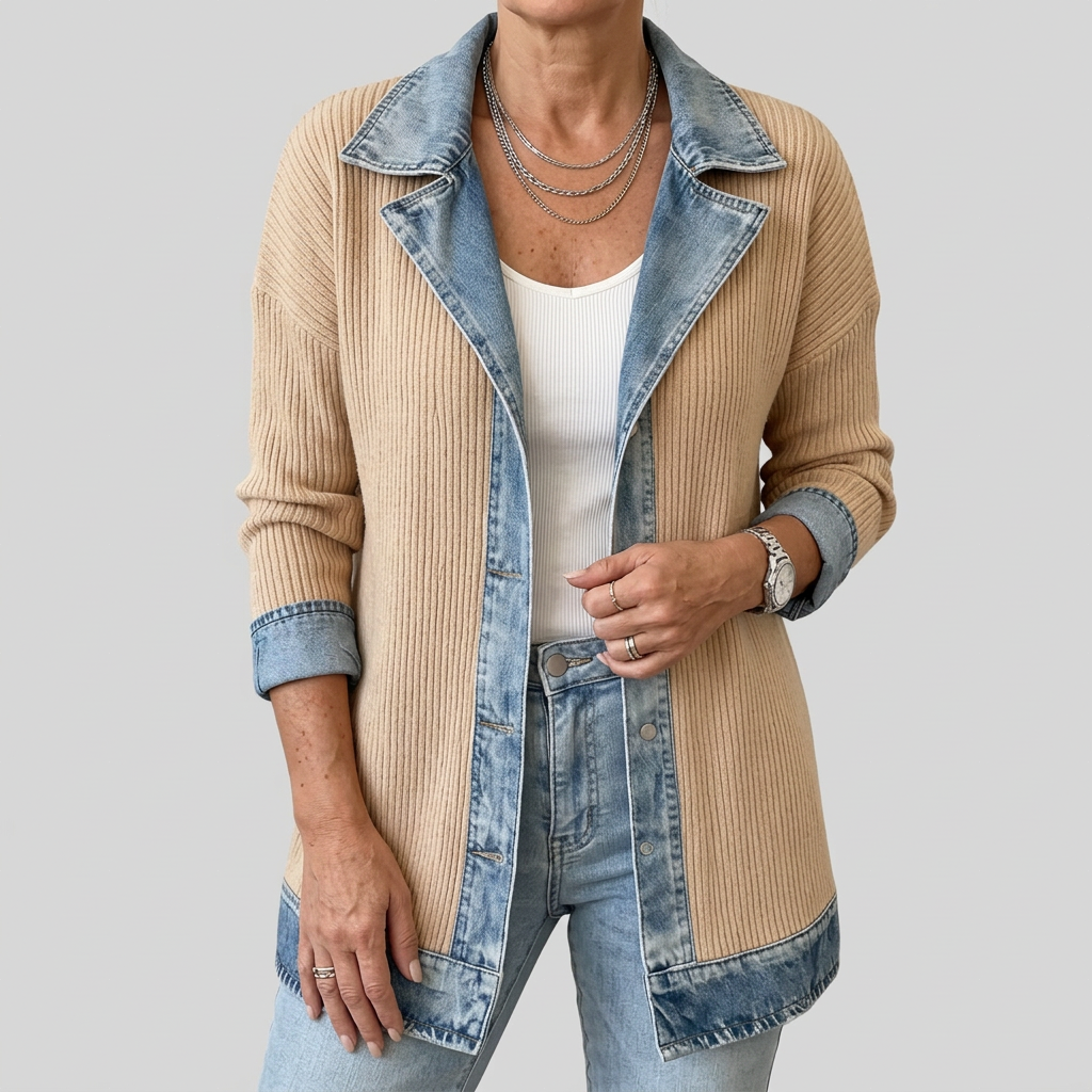 Oliver Denim Knit Jacket