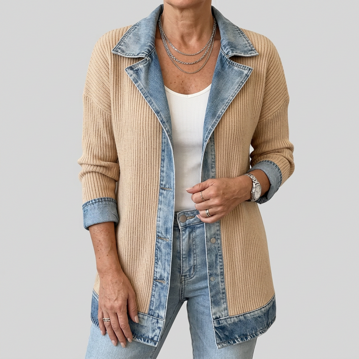 Oliver Denim Knit Jacket