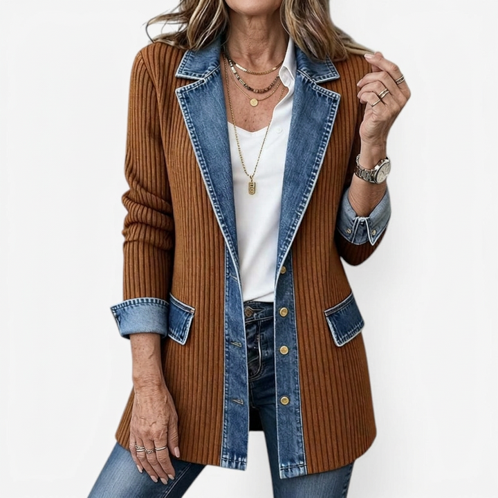 Oliver Denim Knit Jacket