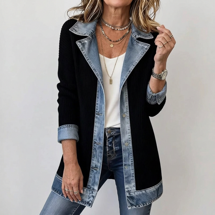 Oliver Denim Knit Jacket