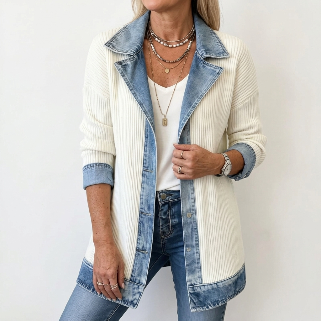 Oliver Denim Knit Jacket