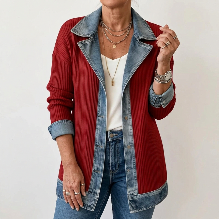 Oliver Denim Knit Jacket