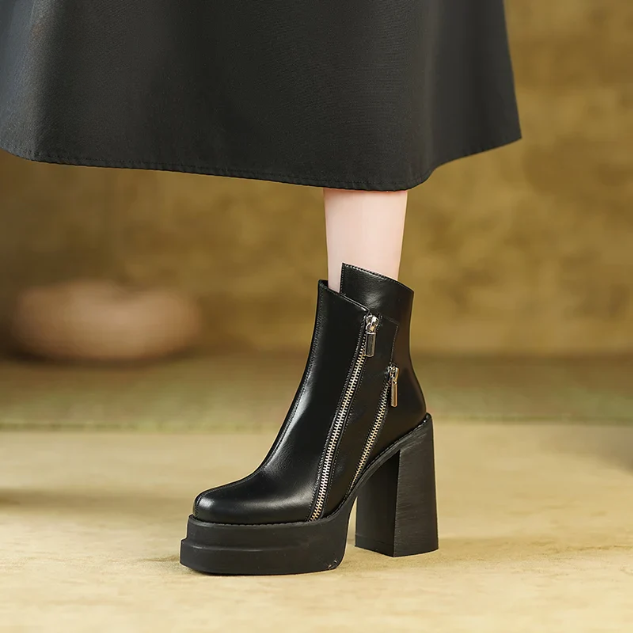 Raven Genuine Leather Boots