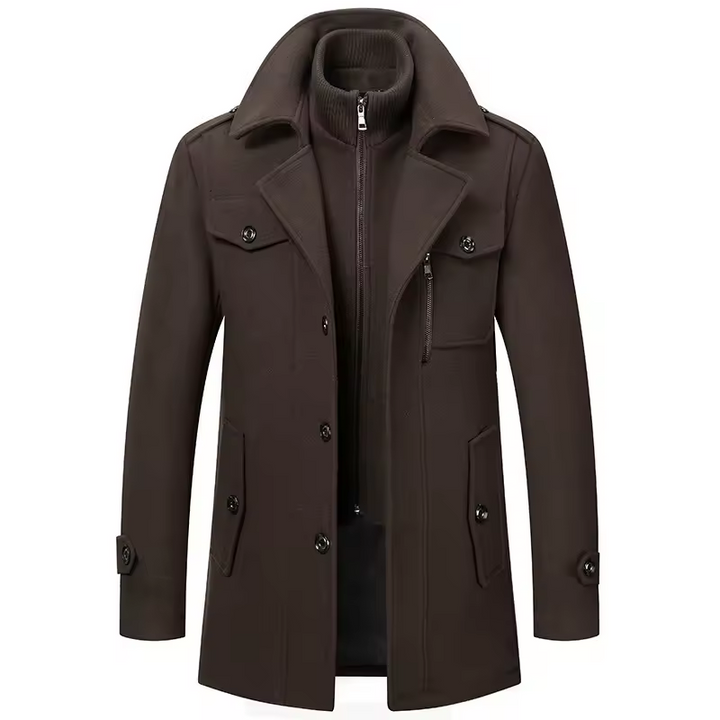 Windsor Wool Layered Coat