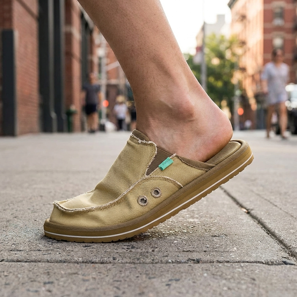 Shelby Canvas Mule Slippers