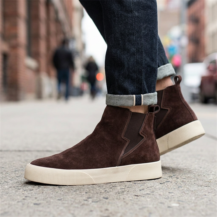 Nirvana Pull On Suede Sneakers
