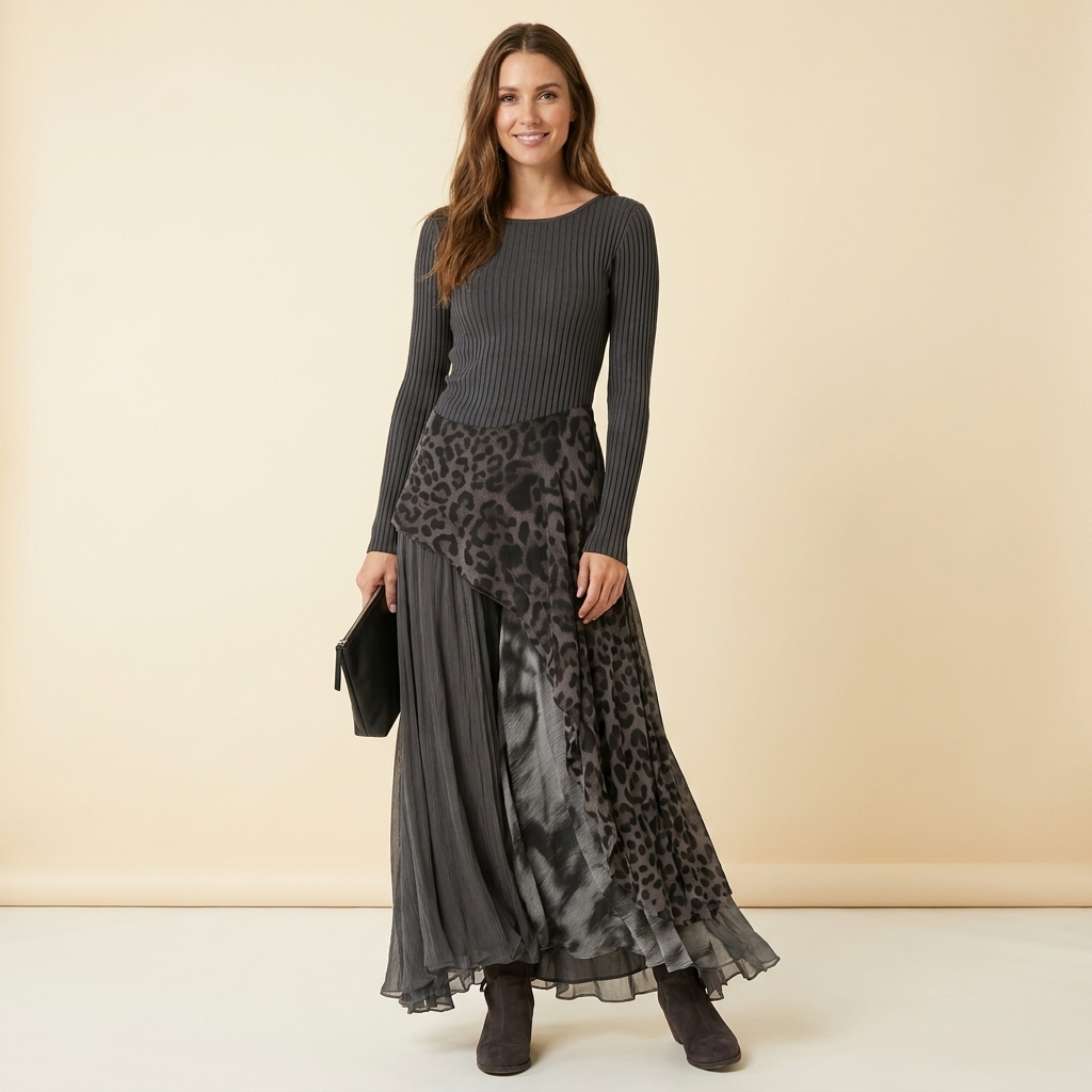 Isadora Ribbed Knit Dress