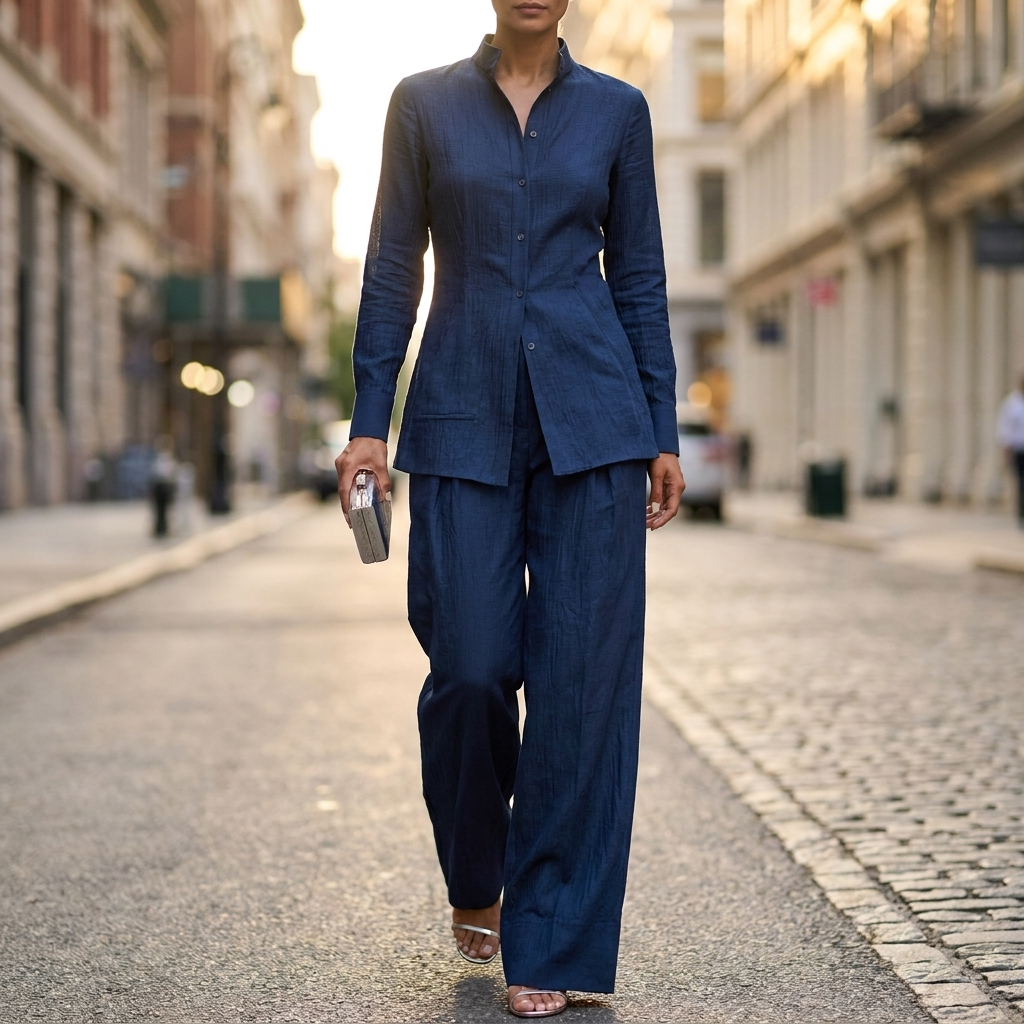 Lindsey Peplum Two-Piece Set