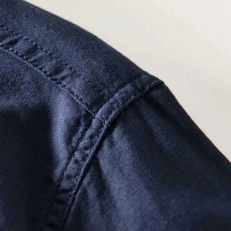 Nova Linen Henley Shirt