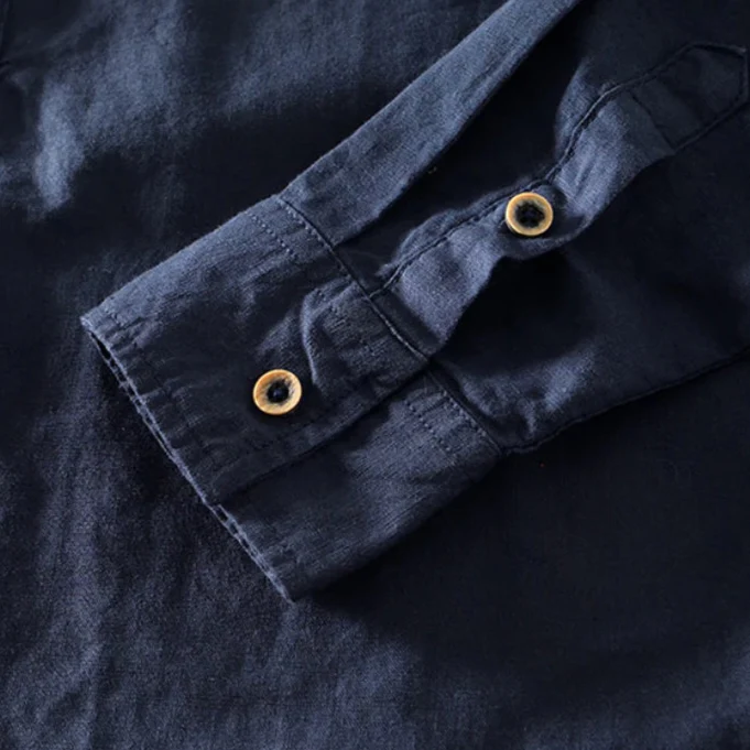 Nova Linen Henley Shirt