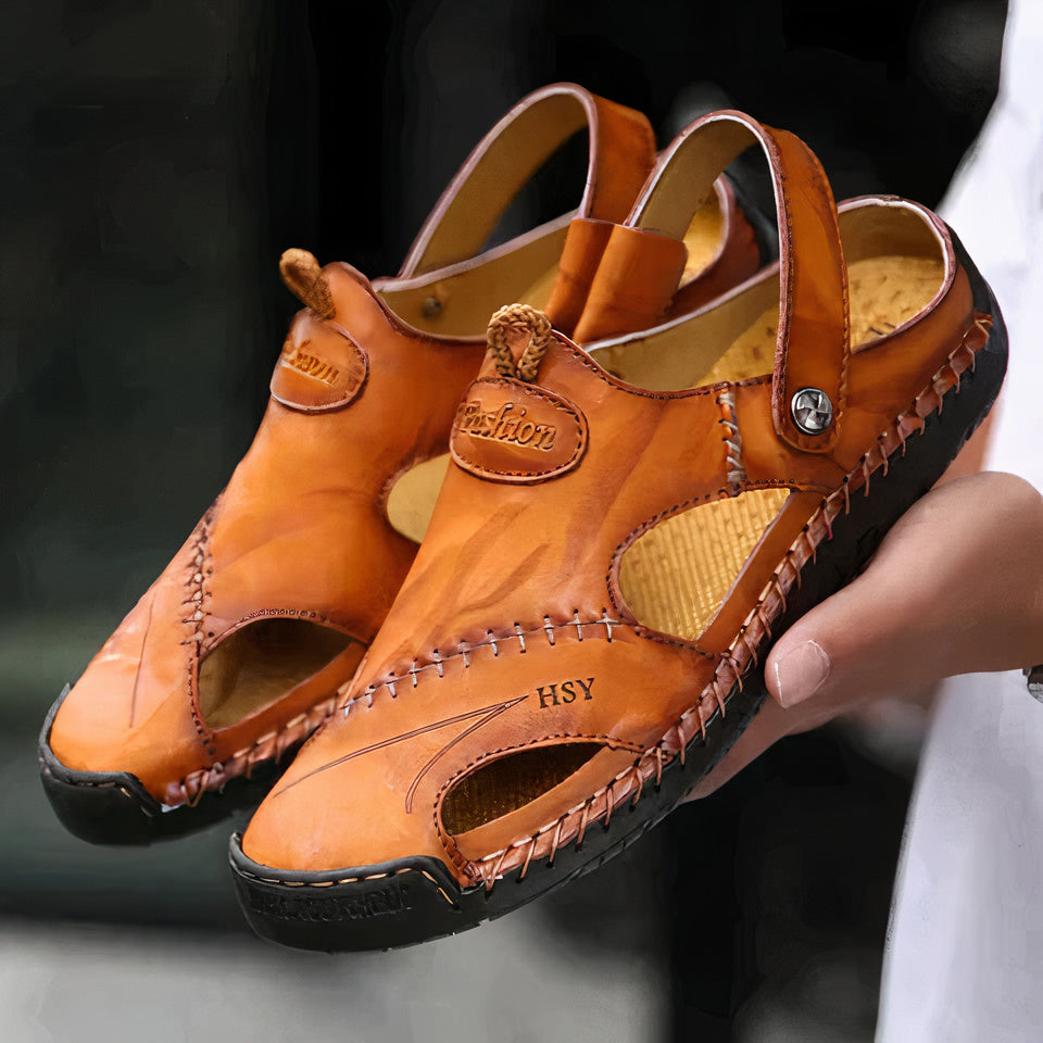 Benjamin Orthopedic Leather Sandals